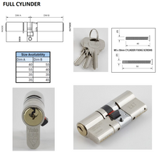 Load image into Gallery viewer, Yale Anti-Snap 3 Star Euro Cylinder Lock