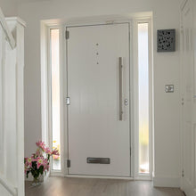 Load image into Gallery viewer, Chrome 800mm Door Pull Handle shown internally