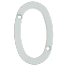 Load image into Gallery viewer, White house number zero, buy online at Anglian Home Improvements