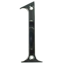 Load image into Gallery viewer, Chrome house number one, buy online at Anglian Home Improvements