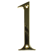 Load image into Gallery viewer, Gold house number one, buy online at Anglian Home Improvements