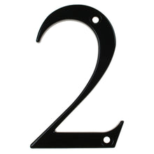 Load image into Gallery viewer, black house number two, buy online at Anglian Home Improvements