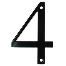 Load image into Gallery viewer, black house number four, buy online at Anglian Home Improvements