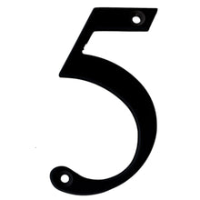 Load image into Gallery viewer, black house number five, buy online at Anglian Home Improvements