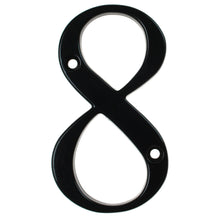 Load image into Gallery viewer, black house number eight, buy online at Anglian Home Improvements