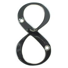 Load image into Gallery viewer, Chrome house number eight, buy online at Anglian Home Improvements
