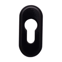 Load image into Gallery viewer, Black Oval Escutcheon available from Anglian Home Improvements