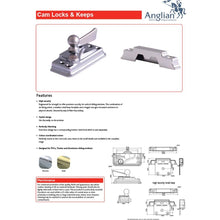 Load image into Gallery viewer, Cam Lock for Sash Window Features