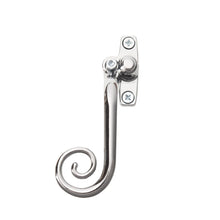 Load image into Gallery viewer, Chrome Left Handed Monkey Tail Window Handle, available at Anglian Home Improvements