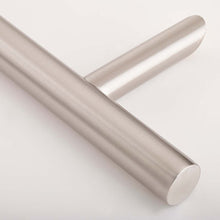 Load image into Gallery viewer, Chrome 1200mm Door Pull Handle join close up, available from Anglian Home Improvements