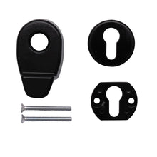 Load image into Gallery viewer, Black Door Pull Escutcheon Set from Anglian Home Improvements