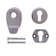 Load image into Gallery viewer, Chrome Door Pull Escutcheon Set from Anglian Home Improvements