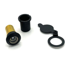 Load image into Gallery viewer, Black spy hole 25 - 35mm, buy now at Anglian Home Improvements