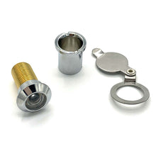 Load image into Gallery viewer, Chrome spy hole 25 - 35mm, buy now at Anglian Home Improvements