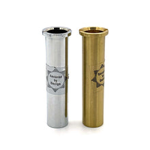 Load image into Gallery viewer, 55mm chrome and gold spy hole extensions, buy now at Anglian Home Improvements