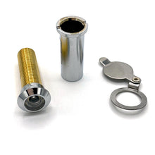 Load image into Gallery viewer, Chrome spy hole 35-60mm, buy now at Anglian Home Improvements