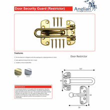 Load image into Gallery viewer, Front Door Restrictor Features
