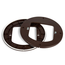 Load image into Gallery viewer, Brown cat flap adaptor, buy now from Anglian Home Improvements