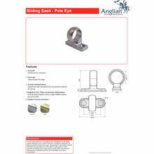 Load image into Gallery viewer, Sash Window Pole Eye Ring