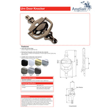 Load image into Gallery viewer, Urn Door Knocker