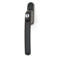 Load image into Gallery viewer, Black Locking Aluminium Window Handle - Anglian Home Improvements