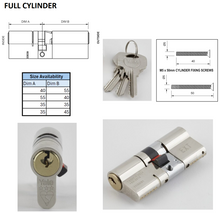 Load image into Gallery viewer, Yale Anti-Snap 3 Star Euro Cylinder Lock
