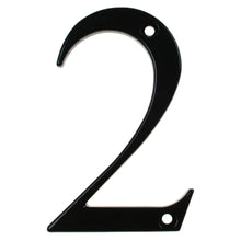 Load image into Gallery viewer, black house number two, buy online at Anglian Home Improvements
