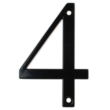 Load image into Gallery viewer, black house number four, buy online at Anglian Home Improvements
