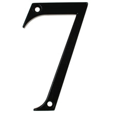 Load image into Gallery viewer, black house number seven, buy online at Anglian Home Improvements
