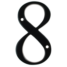 Load image into Gallery viewer, black house number eight, buy online at Anglian Home Improvements
