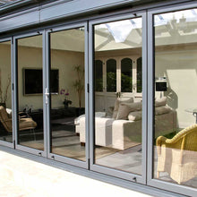 Load image into Gallery viewer, Closed Anglian Bifold Doors with Bifold door Magnet/Catch
