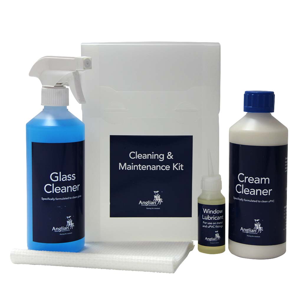 Glass Cleaner and Care Kit for uPVC Windows Anglian Home Improvements Glass Cleaner and Care Kit for uPVC Windows Anglian Home Improvements