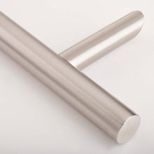 Load image into Gallery viewer, Chrome 1200mm Door Pull Handle join close up, available from Anglian Home Improvements
