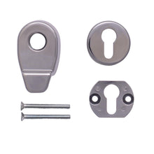 Load image into Gallery viewer, Chrome Door Pull Escutcheon Set from Anglian Home Improvements
