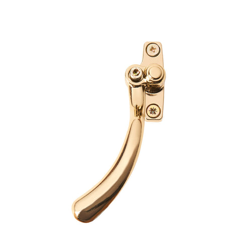 Gold Left Handed Teardrop Window Handle, buy now at Anglian Home Improvements