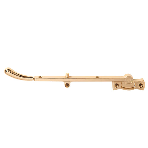 Gold Teardrop Dummy Peg Stay, available at Anglian Home Improvements