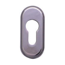 Load image into Gallery viewer, Chrome Oval Escutcheon available from Anglian Home Improvements
