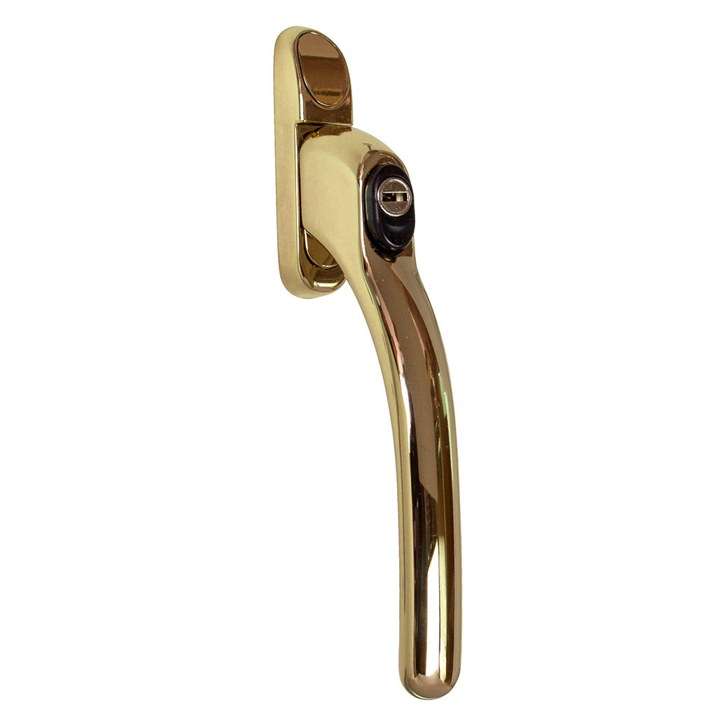 Gold uPVC Casement Window Locking Handle, buy now at Anglian Home Improvements