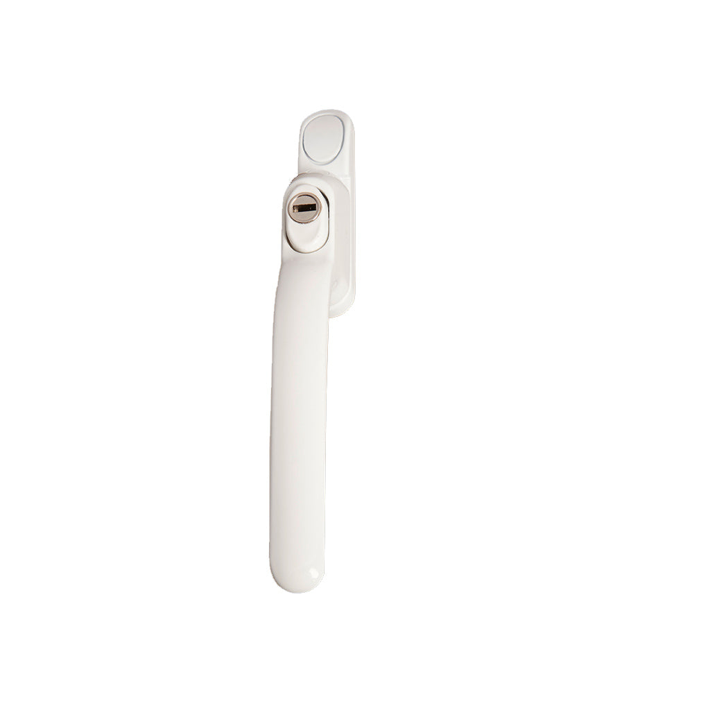 Uxcell Casement Window Locking Handle – Right Hand, White Aluminum Alloy, 2-Pack