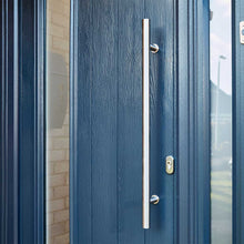 Load image into Gallery viewer, 800mm Door Pull Handle on blue composite door

