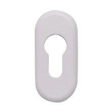 Load image into Gallery viewer, White Oval Escutcheon from Anglian Home Improvements 
